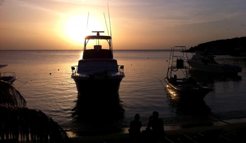 Ruthless beached at Sundowners for a sunset cocktail at happy hour